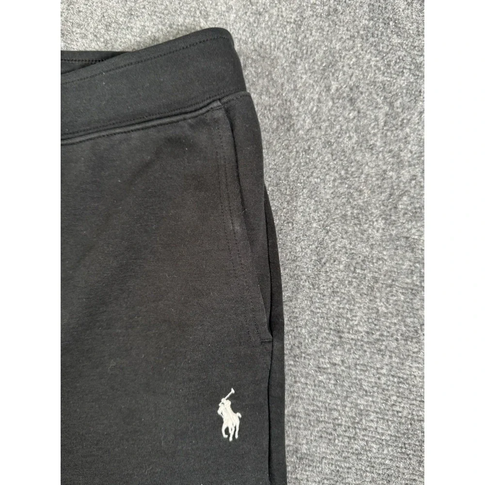 Polo Ralph Lauren Double Knit Jogger Pants‎ Mens Size XL Black Sweatpants